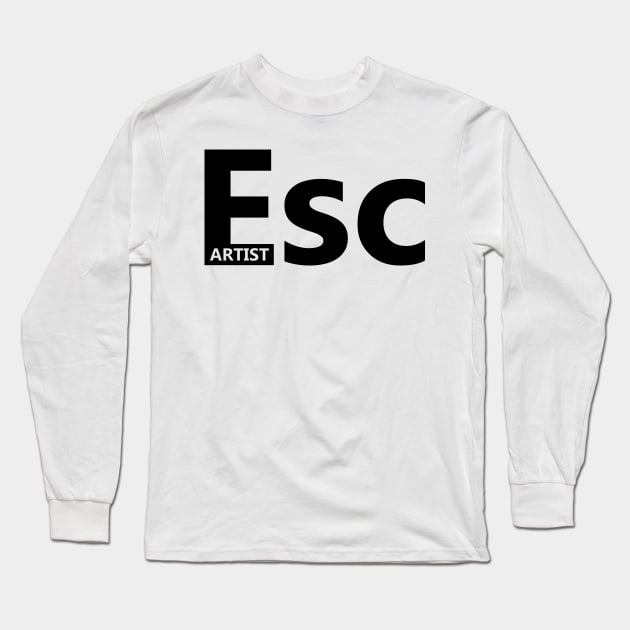 Esc Artist Long Sleeve T-Shirt by bluehair